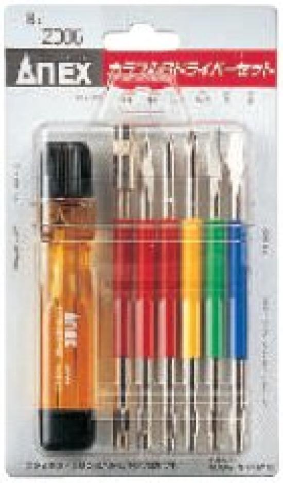 ANEX Colorful 6 Screwdriver Set No.2006