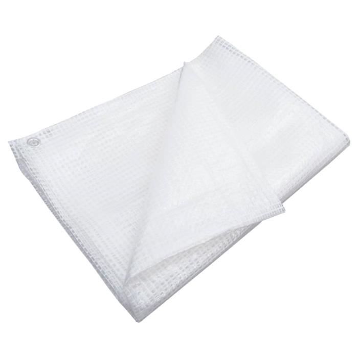 VidaXL Gauze Tarp 140 G-m² 8x8 M White 151622