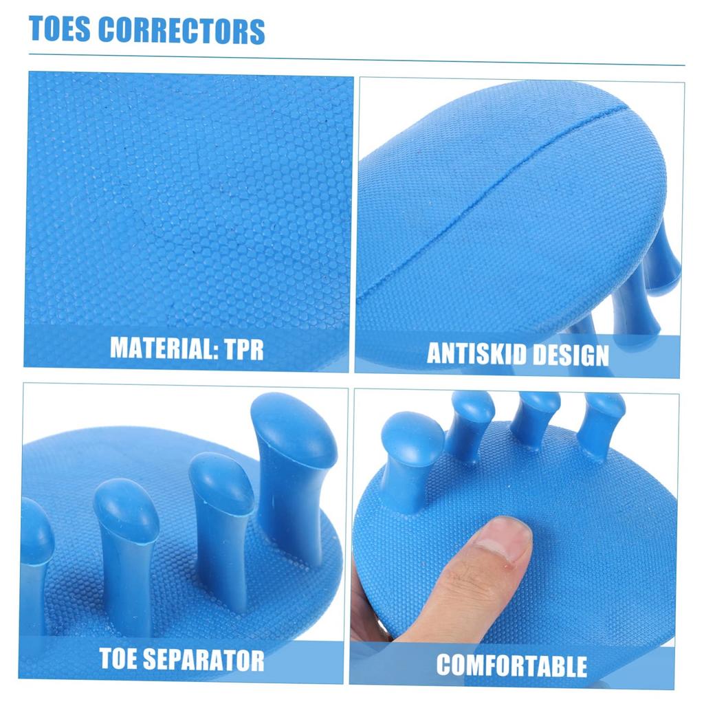 2 Stück Zehenspreizer Geeignet für überlappende Zehen, Geeignet für Nacht-Yoga und Entspannung, Kann Zehenverletzungen rückgängig machen