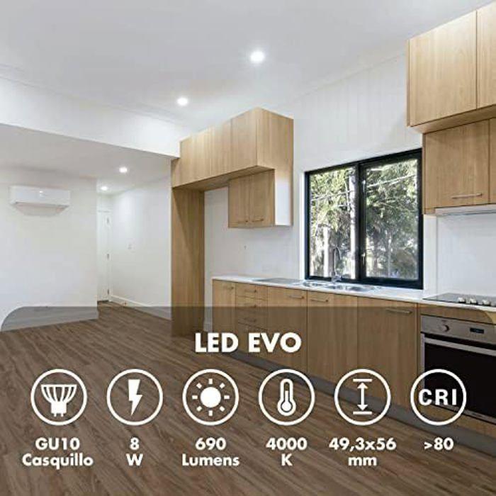 Lampe LED - SILVER ELECTRONICS - 441510 - GU10 - 3000K - 1900 Lm - 8 W