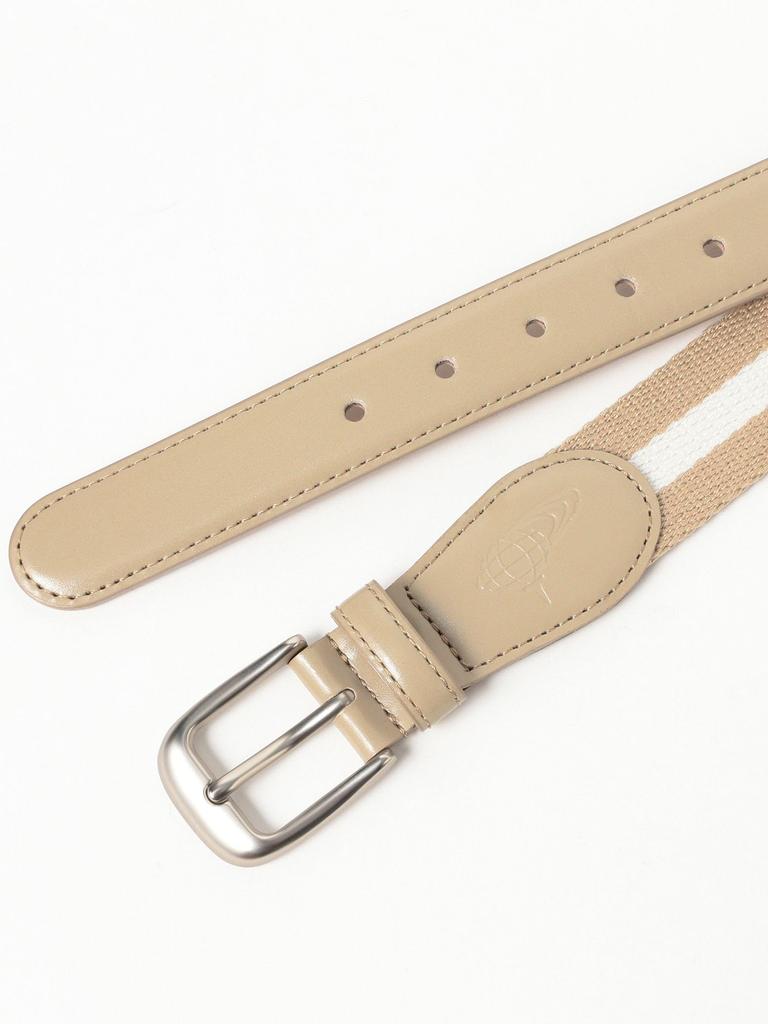 [BEAMS GOLF] Campus Belt Ivy Combination Belt BEIGE L 81510013905
