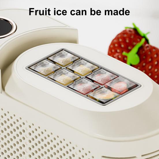 Desktop Ice Maker Machine Food-Grade Large Capacity Low Noise Compact Portable Design Automatic Ice Box Ice Cube Maker
