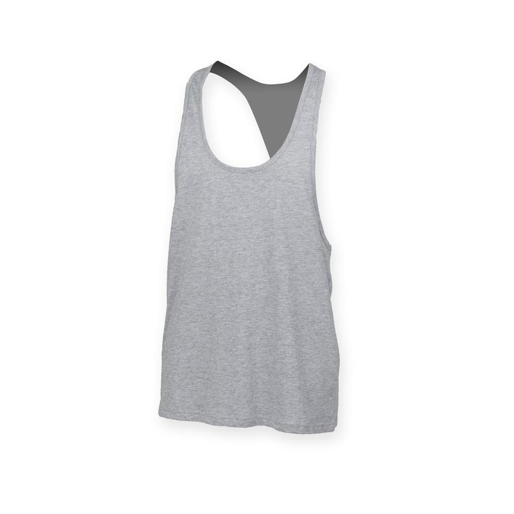 Gilet muscoloso senza maniche tinta unita da uomo Skinnifit