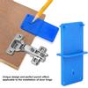 Wooden Moving Cabinet Hinge Boring Jig,   Hole Jig Kit Hole Positioning Tool Kit for Cabinet Cupboard Door Hinge Installation