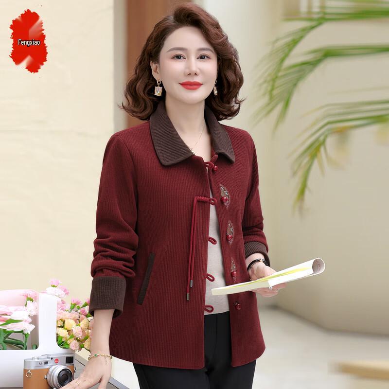 

Women s New Chinese Style Autumn Casual Jacket 2XL