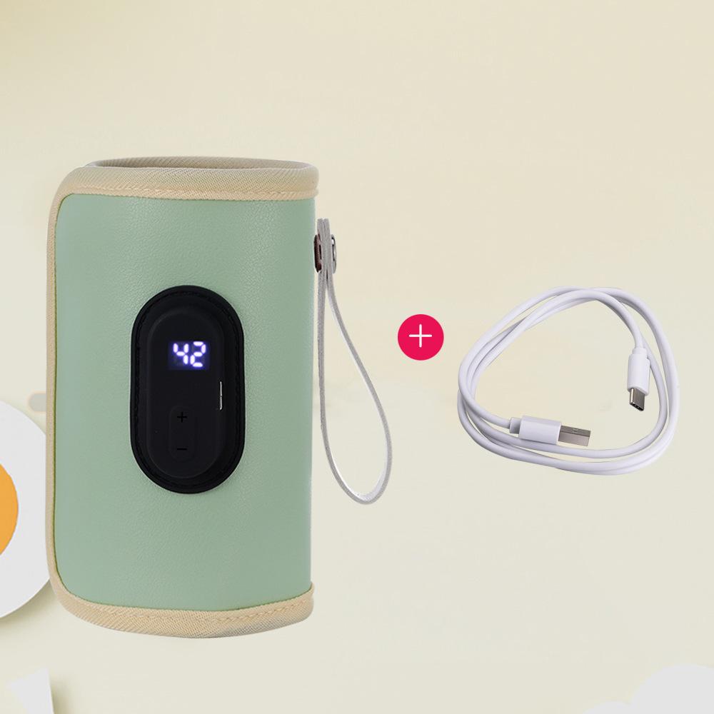 Digital Display Bottle Insulation Kit Milk Warmer Portable Thermostat Heating Constant Temperature USB Universal When Going Out