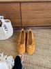 Leather Soft Sole Flat Bottom Retro Doudou Mary Jane Single Shoes Women's 2025 Fashion with Skirt Ballet Grandma Shoes Trend