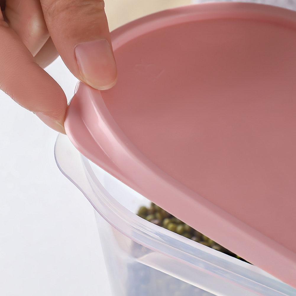 Lebensmittelbehälter aus Kunststoff für Reissnacks, 1 x 3 Behälter