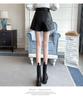 2026 Summer Plus Size Women's High Waist PU Leather Wide Leg A-line Shorts & Bootcut Pants