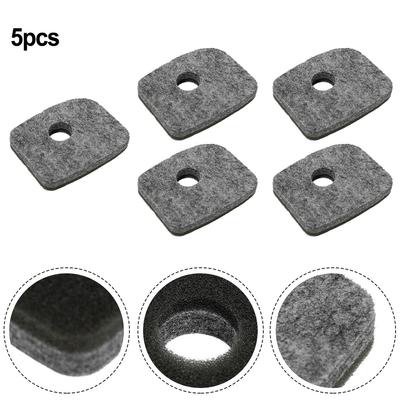 Esponja de filtro de aire gris 5 piezas Filtro de esponja limpio negro