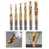 1pcs Hex Shank Metric Tap Gold Hole Tapping Chamfering In Titanium