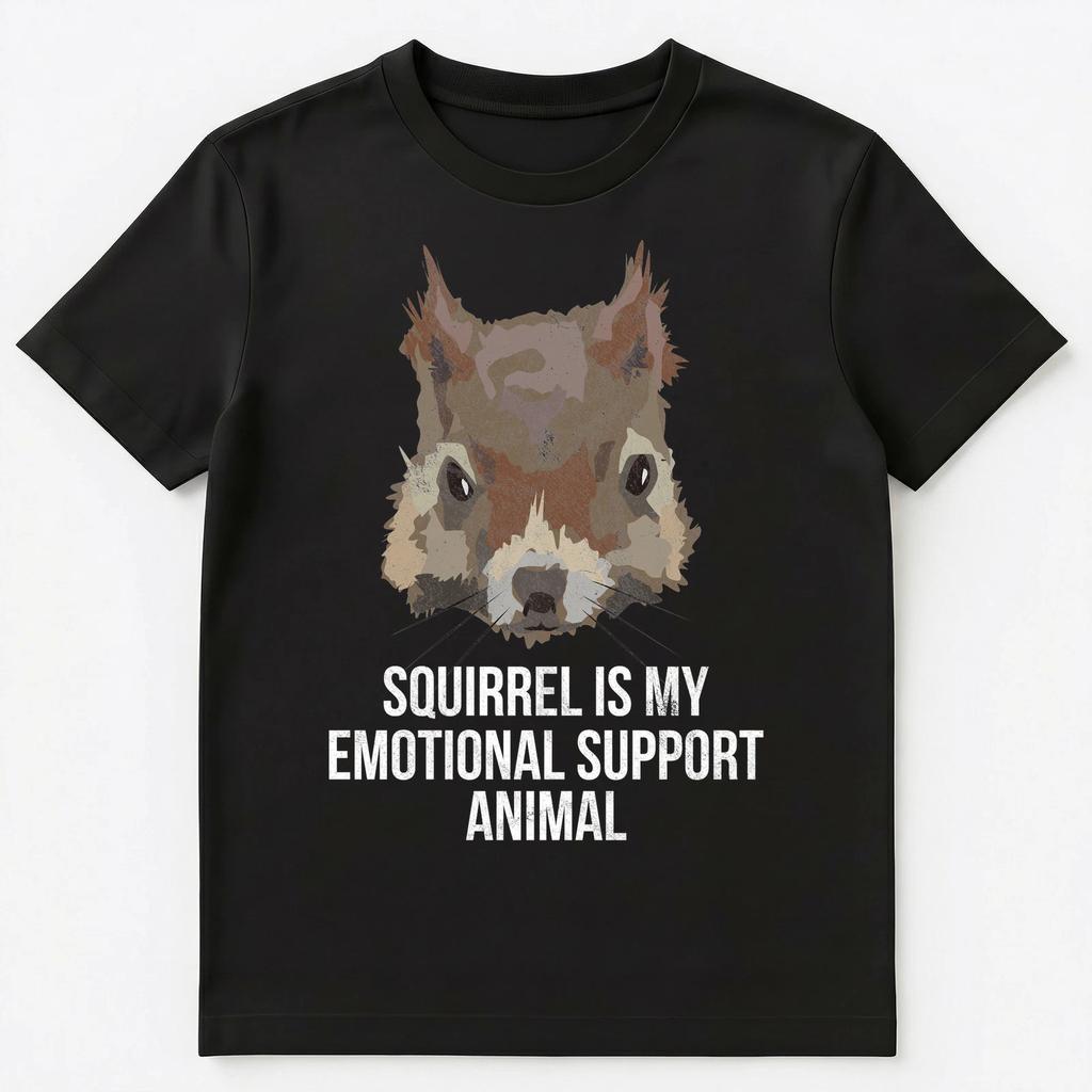 Squirrel Is My Emotional Support Animal Unisex T-Shirt