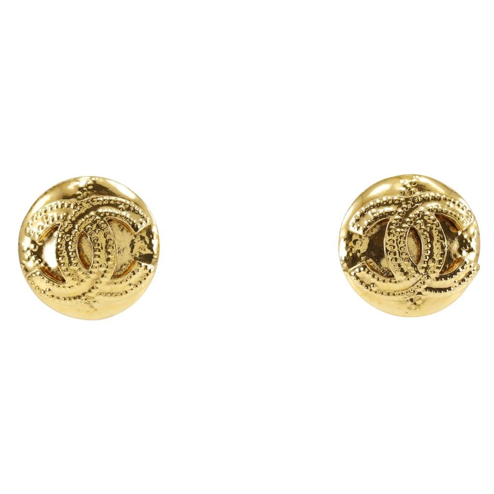 

CHANEL Earring Plated Gold 18.8g Women Used