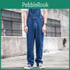 Overalls Denim Mens Retro Oversize Spring And Autumn Highend Large Size Tooling Suspender Jumpsuit
