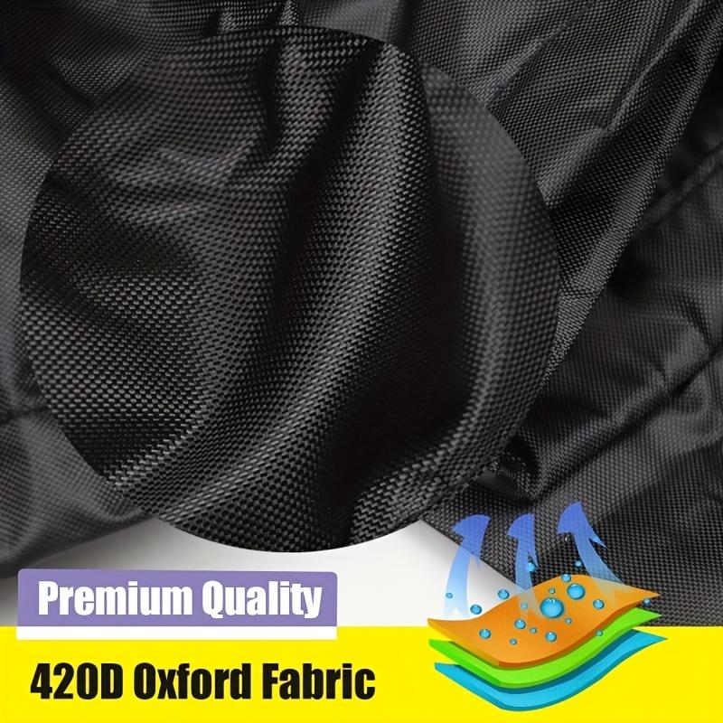 1PC Heavy-Duty Tractor Seat Cover for Kubota, Cub Cadet, Mahindra Riding Lawn Mowers - Black Polyester with Secure Drawstring Closure, Durable Outdoor