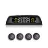 Tire Pressure Monitoring System Solar Power USB Charging TPMS 4 Sensor +Repeater