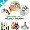 Stainless Steel Can Opener Multi Function Opener Handheld Cutting Can Opener Kitchen Bar Beer Effort-Saving Manual Bottle Opener