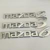 Car 1pcs 3D ABS for Mazda 2 3 6 car Letter Emblem Rear tail trunk Decals badge sticker Decal styling auto Accessories h2