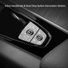 Diamond-Encrusted Electronic Handbrake Decal for XC60 V60 XC90 S90 V90 Auto Hold Modification Decoration Accessories