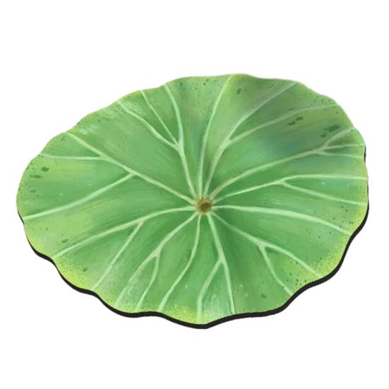 Realistic 3D Leaf Rug Irregular Leaf Shaped Floor Mat Anti Doormat for Bathroom Slip Green Leaf