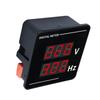 Digital AC Voltmeter Frequency Meter Tester Gauge Panel Mounting LED Display 50500V 10.099.9hz