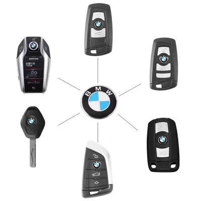 11/14mm Car Logo Key Badge Emblem Replacement Car Key Sticker For BMW F07 F34 F10 F20 F48 F39 F30 F25 F26 F15 F16 F22 F32 E90