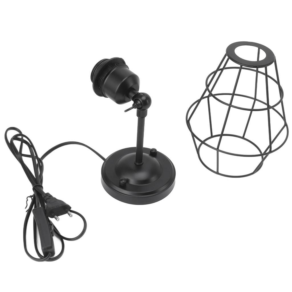 Farmhouse Wall Light Fixtures Industrial Wall Mount Vintage Bedside Light Cage E27 E26 Lamp Holder