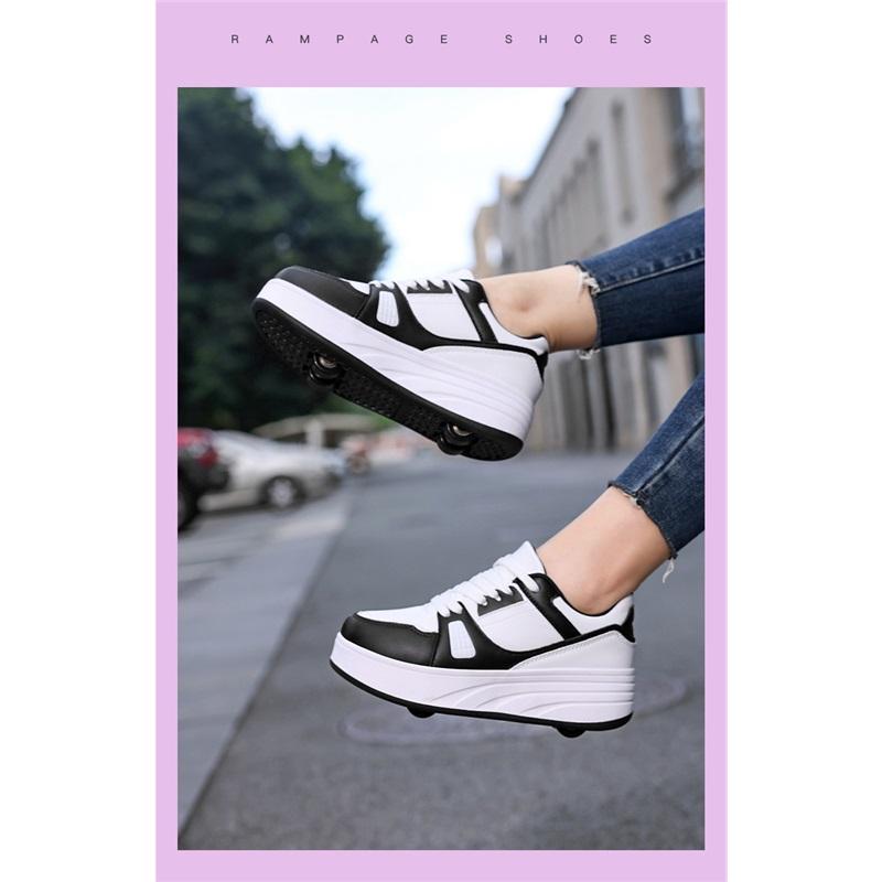 Dětské dvoukolové boty Heelys Skate Tenisky Unisex Zatahovací Kolečkové Boty Pro Kluky Dívky Lehká Venkovní Bruslařská Obuv