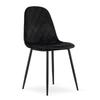 ASTI chair - black velvet x 3