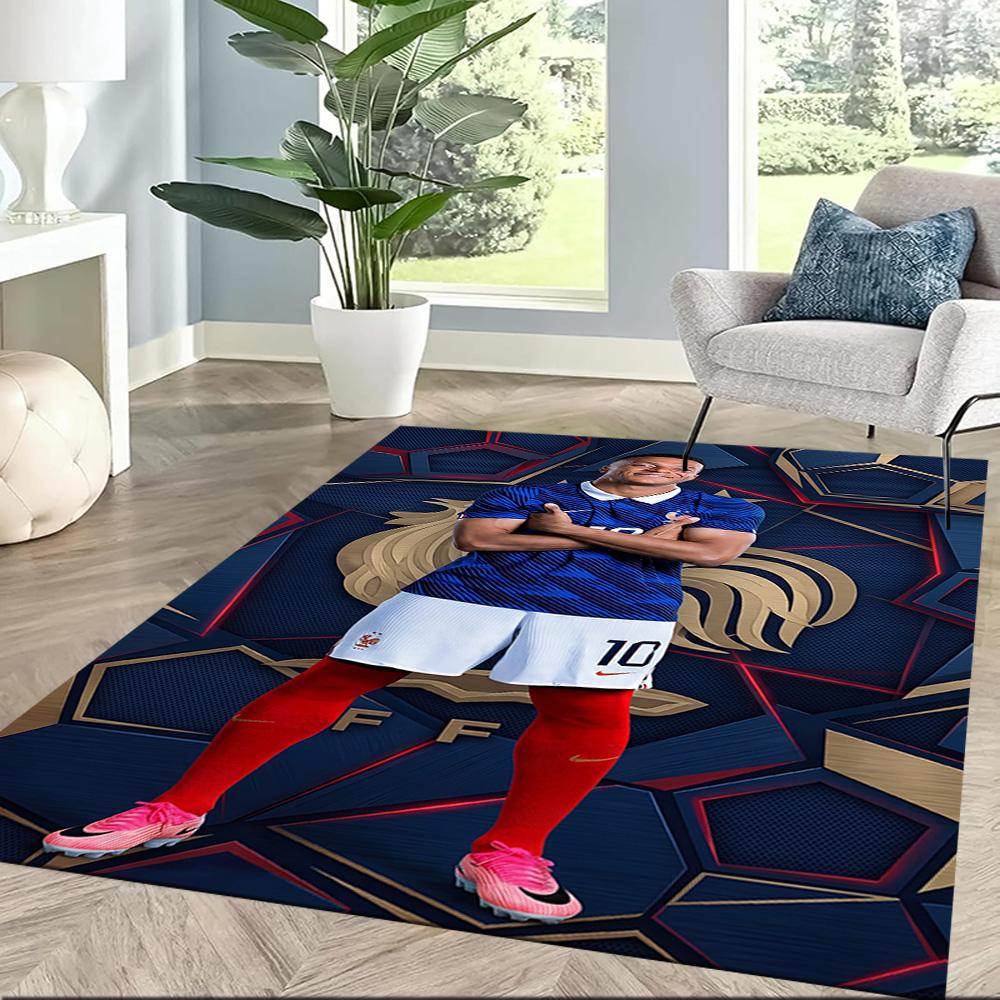 Mbappe 171 Floor Rug Office Rug Perfect for Dormitory Outdoor Dining Room Bedrooms Antislip Carpet Office home decor