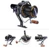 High Capacity 15 Bearing Number Spinning Reel Fishing Tackle for Sea Rod Large Line CupDJ8000