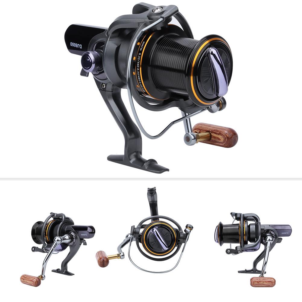 High Capacity 15 Bearing Number Spinning Reel Fishing Tackle for Sea Rod Large Line CupDJ8000