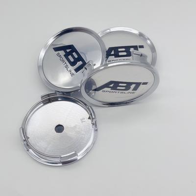 4 pièces/Ensemble Haute Qualité 75mm(pour Autocollants de 65 mm) Convient Pour Cache-Moyeux de Roue ABT Emblème Badge Style de Voiture Accessoires de Style Auto