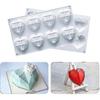 3d Diamond Love Heart Shape Silicone Molds For Pastry Baking Sponge Ch