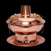 Dual-use Thickened Pure Copper Electric Hot Pot with Yuan Yang Divider for Mutton Slicing.