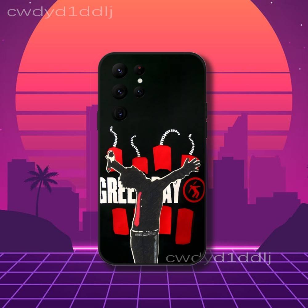 

G-Green Day American Idiot Dookie Phone Case For Samsung S10,S21,FE,S21 ,S26,S25,S24,S23,Ultra,S9,S22,Plus Black Shockproof Soft Samsung S225G
