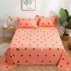 Soft and Skin-friendly Single Print Duvet Cover & Brushed Bed Sheet - 1.5 Meter