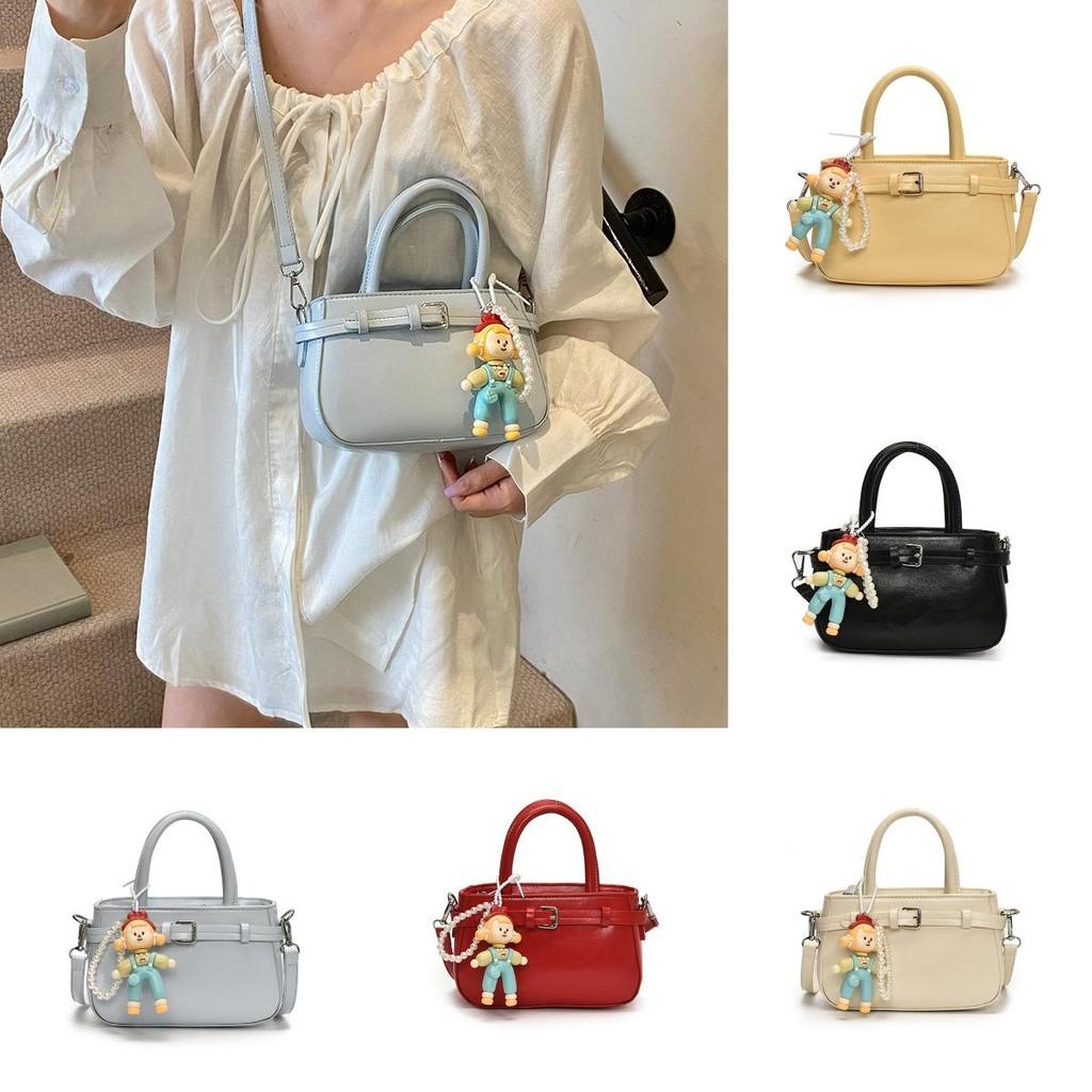 Fashion Small Crossbody Bag With Stitching Detail And Polyester Lining For Casual Outings