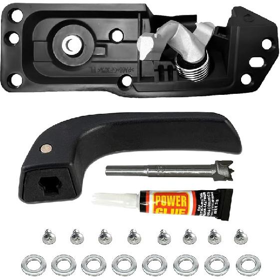 Interior Ide Front Right Passenger Door Handle Compatible With 2007-2014 Chevy Silverado Avalanche Suburban Tahoe Escalade Sierra Models, Replace OE#