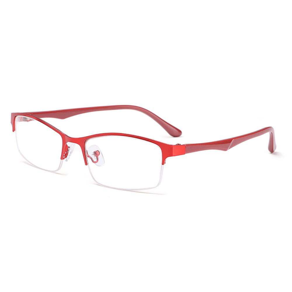 Classic Half Frame Myopia Glasses Unsex Metal Frame Business Myopia Glasses Prescription Glasses -1.0 -1.5 -2.0 -2.5 -3.0 -3.5