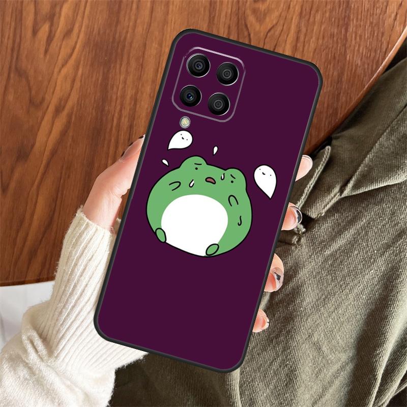 

Cute Funny Frog Case For Samsung Galaxy M12 M32 M52 M35 M55 M15 M11 M13 M14 M06 M16 M36 M56 M31 M53 M34 M54 Samsung M15