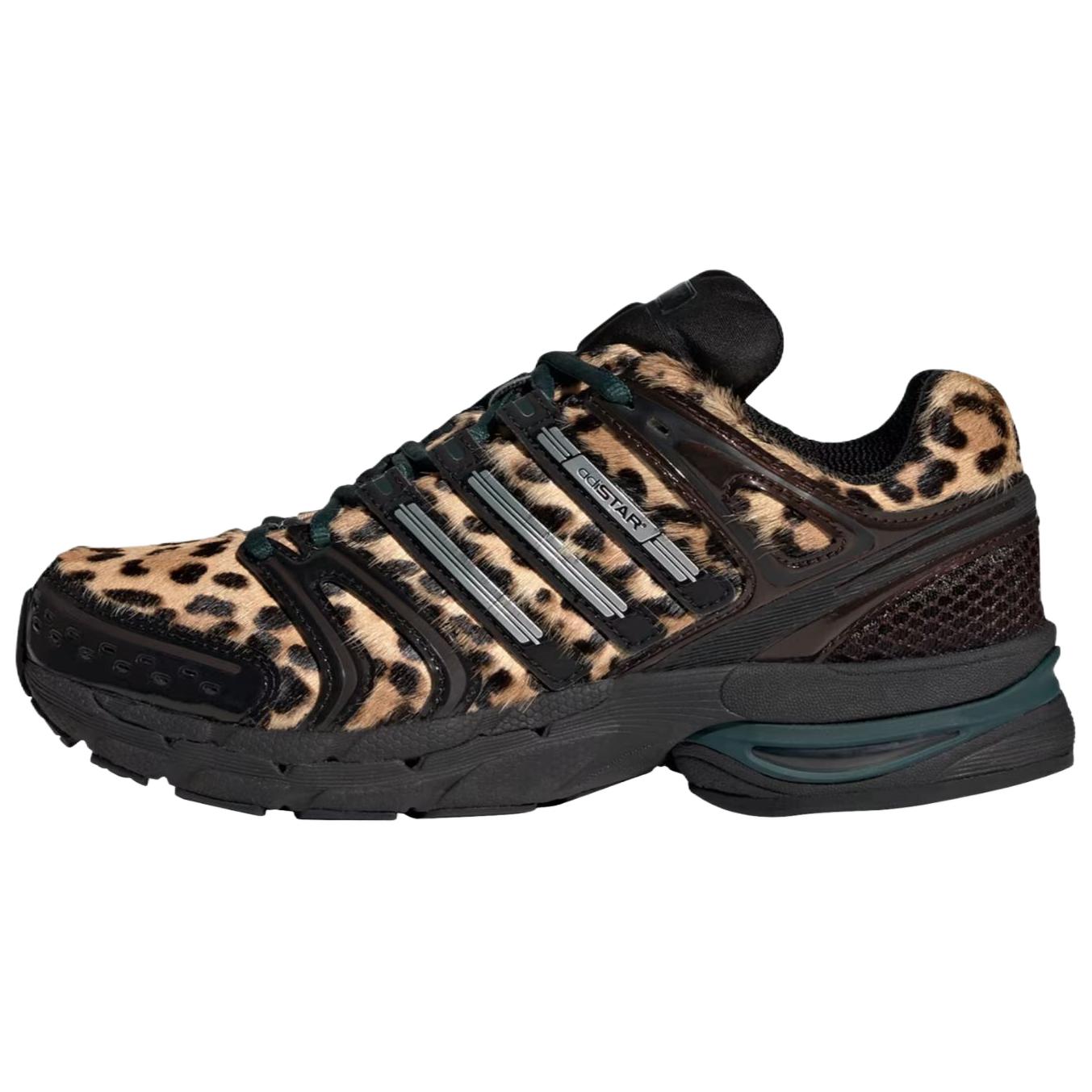 adidas Adistar Control 5 Leopard Aurora Ivy Black Women Sneakers Brown Core-Black Silver-Metallic KI4204 36