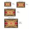 Basketball Court Non-slip Area Rug Machine Washable Large Crystal Velvet Carpet for Living Room Bedroom Decor