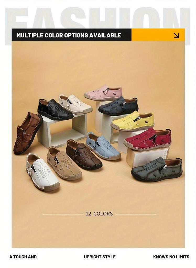 Unisex Hand-Stitched Casual Shoes & Martin Boots A8062
