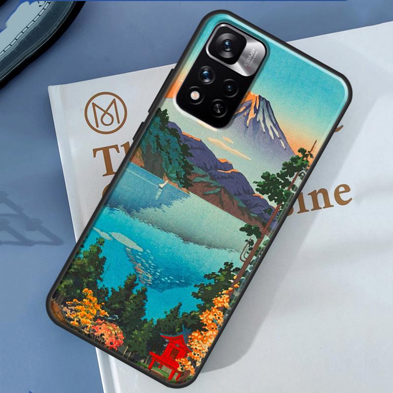 Japanese Wave Art Case For Xiaomi Redmi Note 14 13 11 9 10 12 Pro 9S 10S 11S 12S Redmi 10C 12C 13C 14C Cover