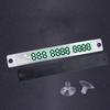 Temporary Car Parking Stickers Card Phone Number License Plate Stop Sign Plate