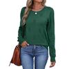 Women Fashion Pullover Sweater R-Neck Long Sleeve Shirts Blouse Knit Casual Cozy Clouds Top