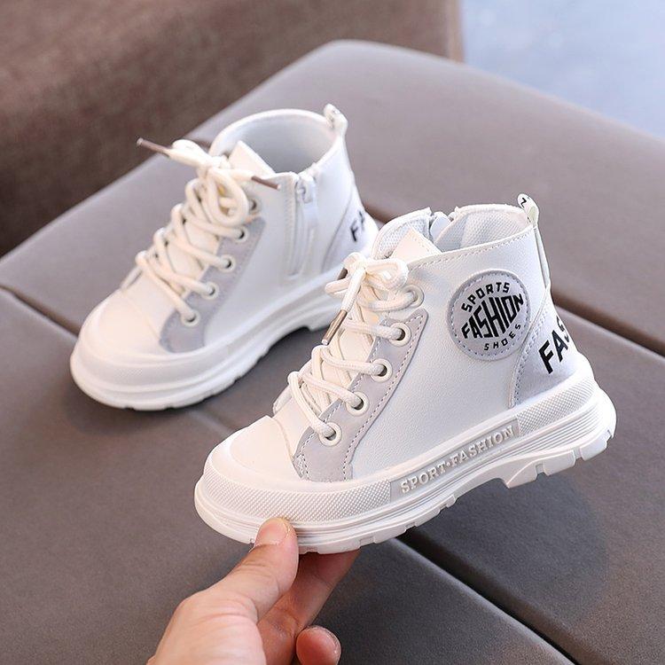 Moda Dziecięce Ciepłe Chłopcy Dziewczęta Martin Sneaker Buty Dziecięce Dziecko Przypadkowi Buty Trampki dla chłopców i dziewcząt