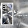 Ripple diagram of steel Electroplated Silver Phone Case For Samsung A31 A51 A71 A12 A22 A32 A42 A52 A06 A16 A17 A37 A57 Cover