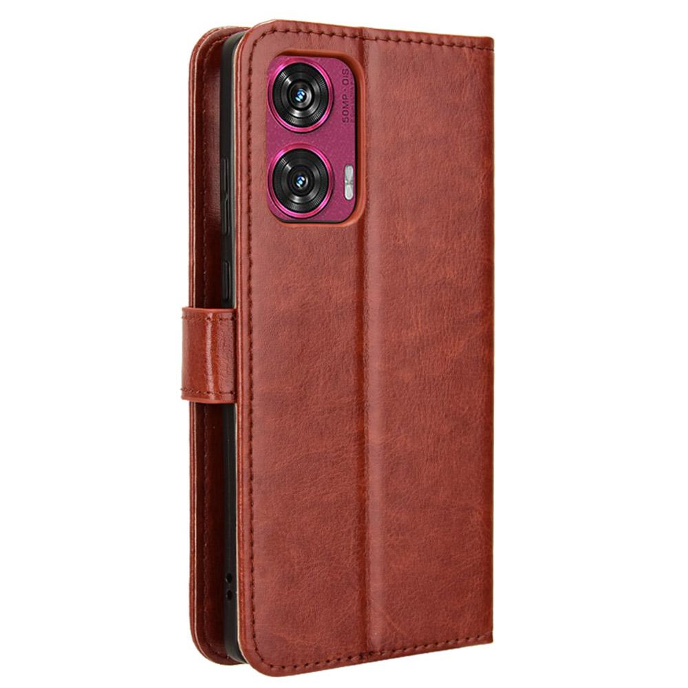 For Motorola Edge 50 Fusion 5G Case Wallet PU Leather Protective Phone Cover